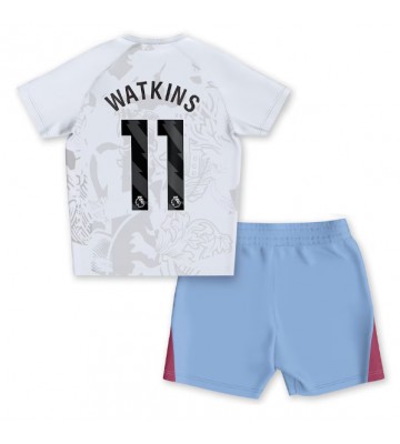 Aston Villa Ollie Watkins #11 Replika Babytøj Udebanesæt Børn 2023-24 Kortærmet (+ Korte bukser)